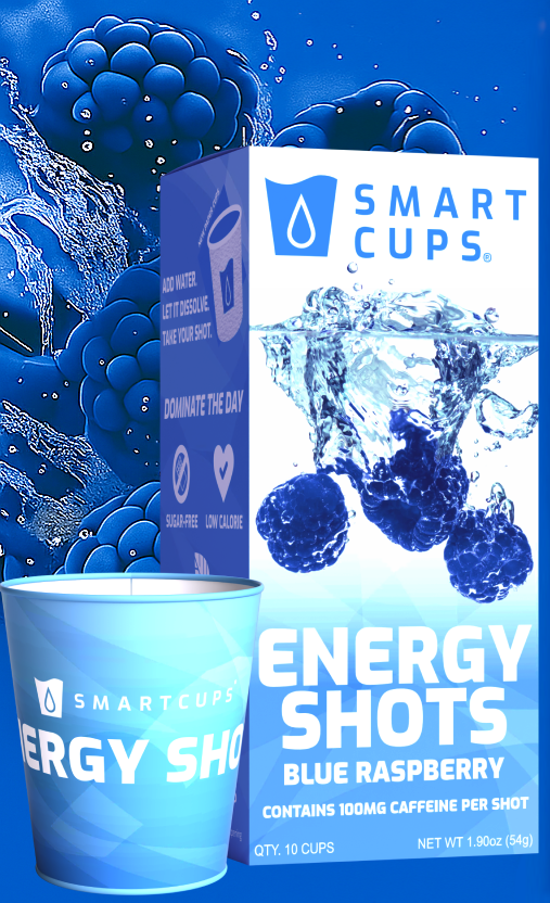 Blue Raspberry - Energy Shots 10pk – Smart Cups