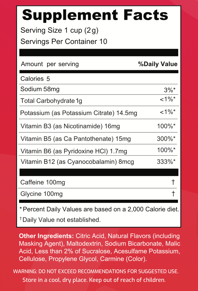 Tropical Punch - Energy Shots 10pk